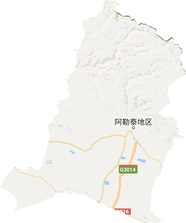 阿勒泰市电子地图