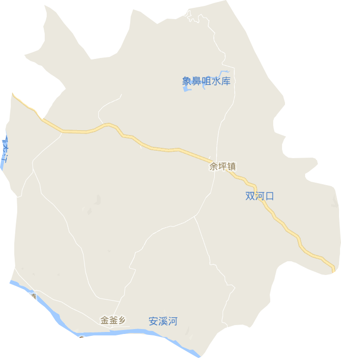 余坪镇电子地图