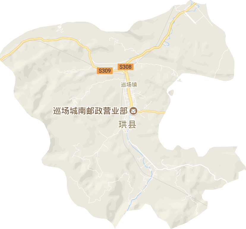 巡场镇电子地图