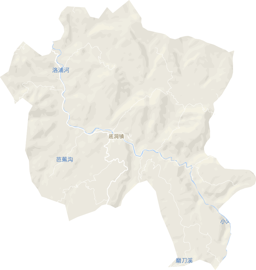底洞镇电子地图