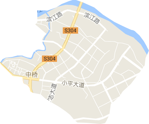 中桥街道电子地图