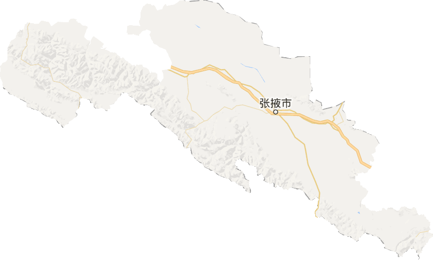 张掖市电子地图