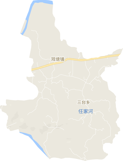 观塘镇电子地图