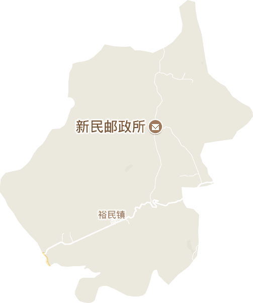 裕民镇电子地图