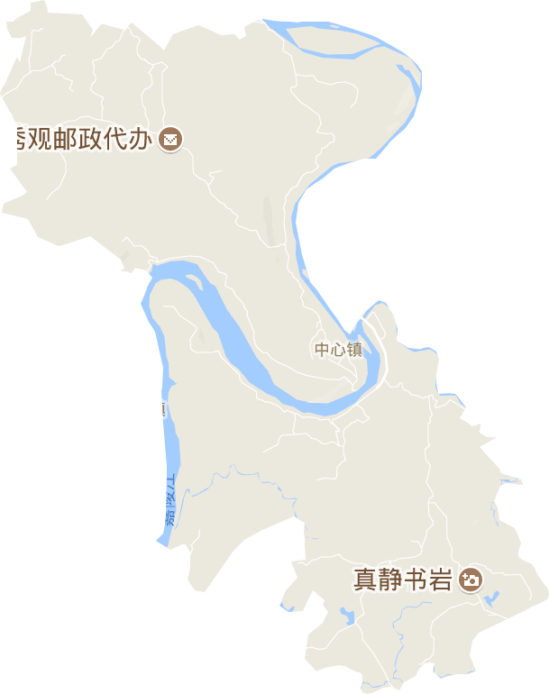 中心镇电子地图