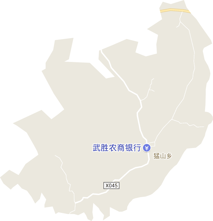 猛山乡电子地图