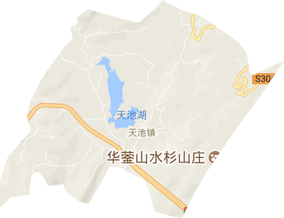 天池镇电子地图