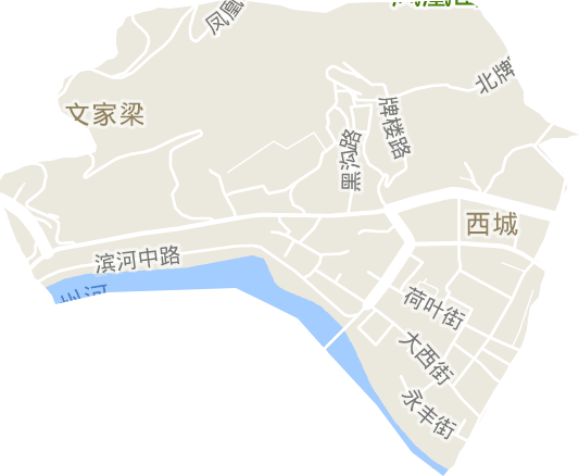 西城街道电子地图
