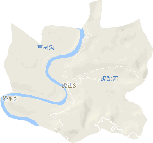 虎让乡电子地图