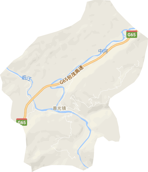 普光镇电子地图