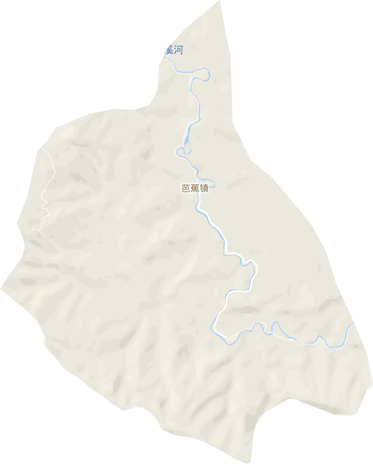 芭蕉镇电子地图