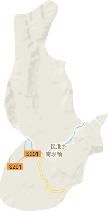 南坝镇电子地图