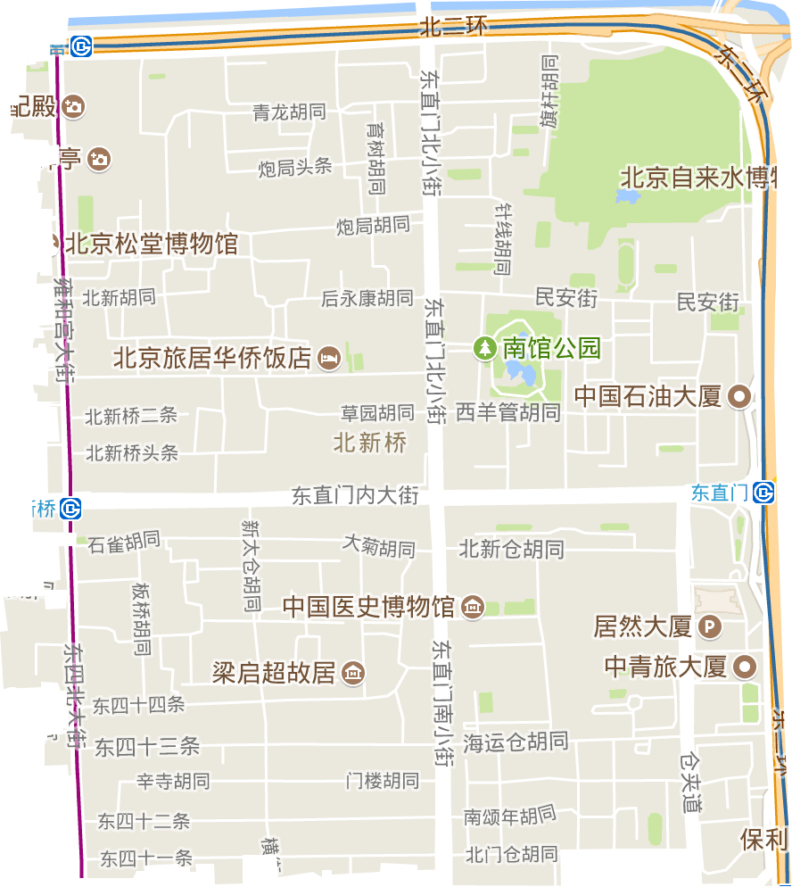 北新桥街道电子地图