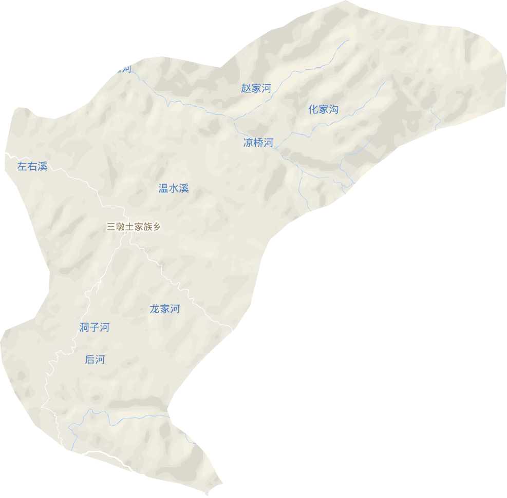 三墩土家族乡电子地图