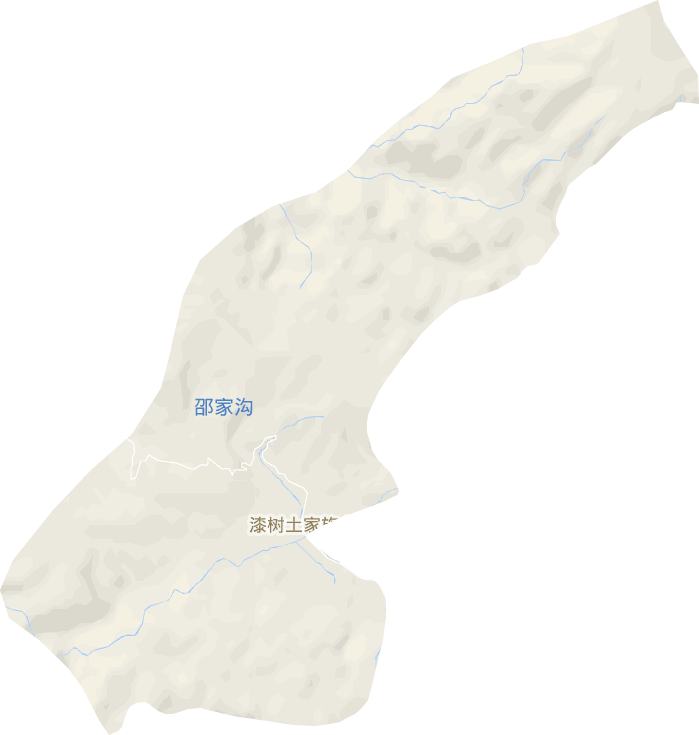 漆树土家族乡电子地图