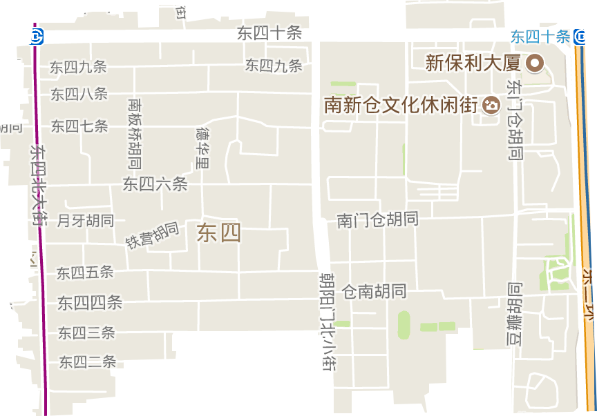 东四街道电子地图