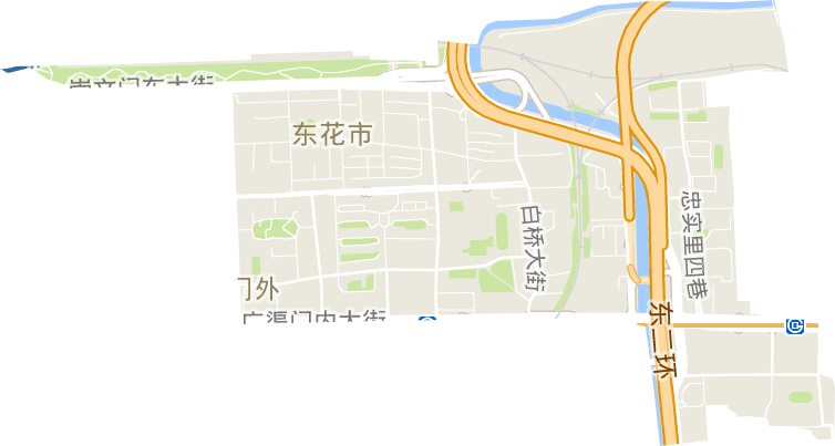 东花市街道电子地图