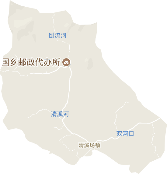 清溪场镇电子地图