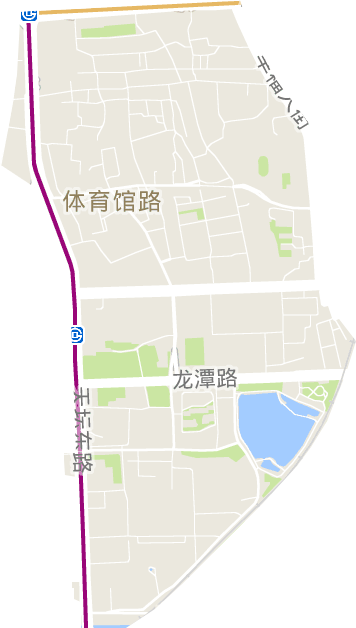 体育馆路街道电子地图