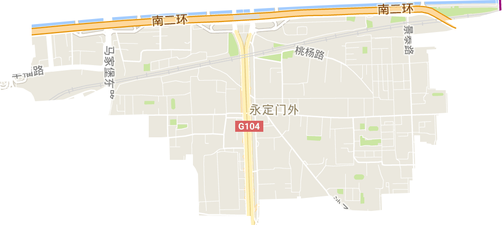 永定门外街道电子地图