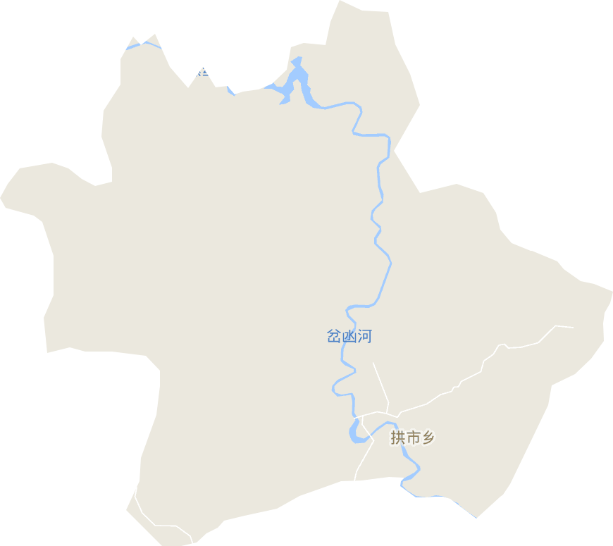拱市乡电子地图
