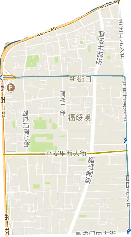 新街口街道电子地图