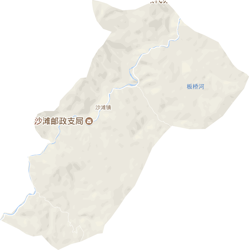 沙滩镇电子地图