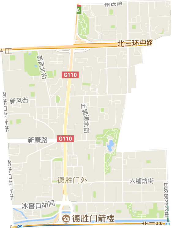 德胜街道电子地图