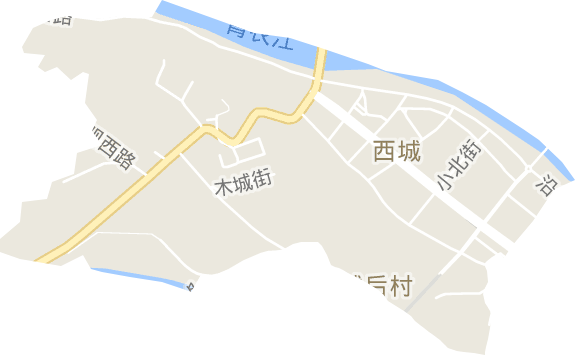 西城街道电子地图
