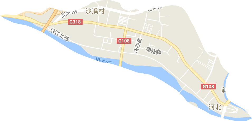河北街道电子地图