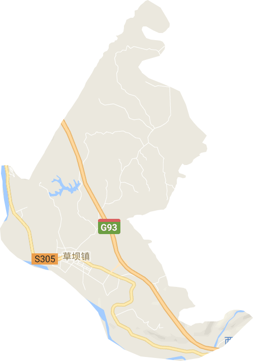 草坝镇电子地图