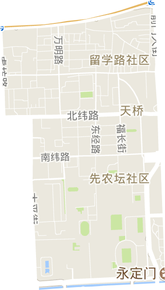 天桥街道电子地图