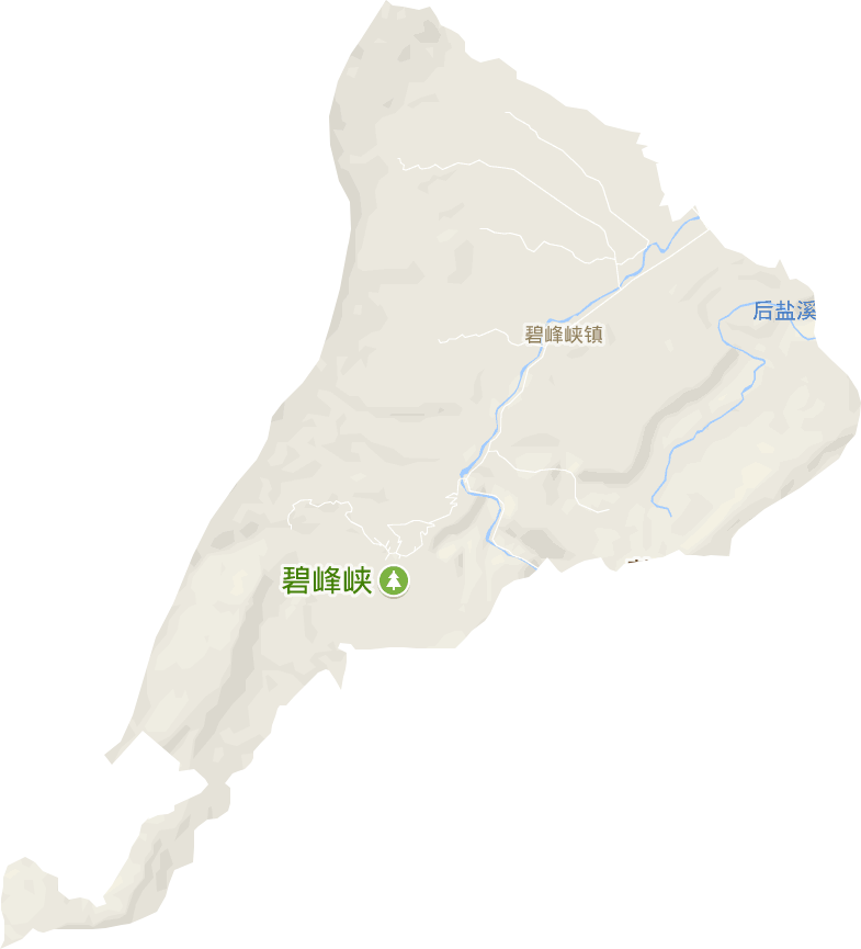 碧峰峡镇电子地图