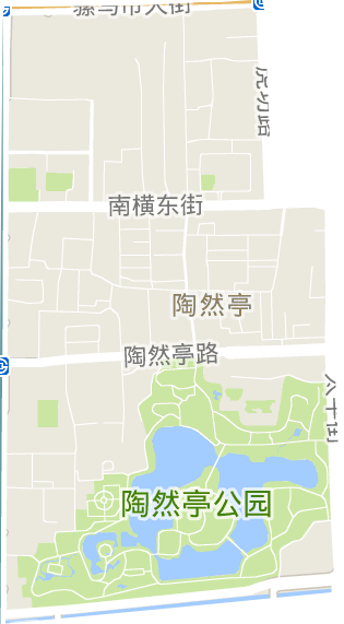 陶然亭街道电子地图