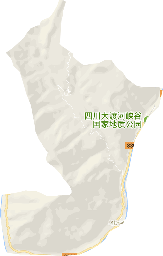 乌斯河镇电子地图