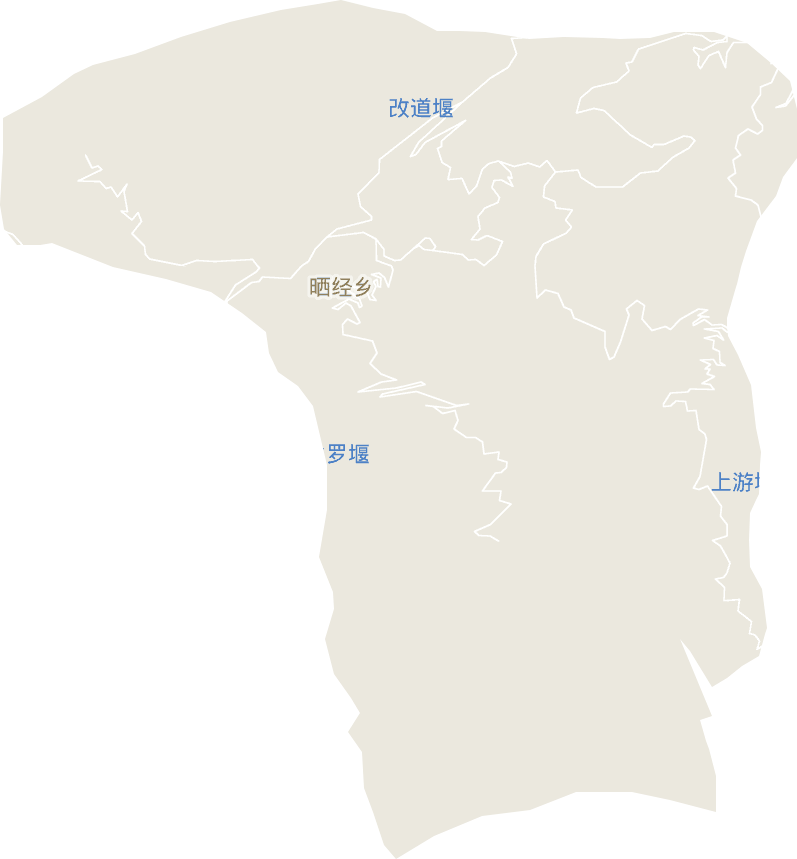晒经乡电子地图