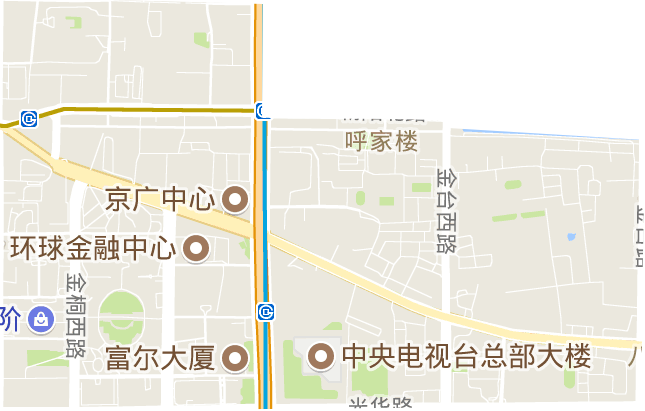 呼家楼街道电子地图
