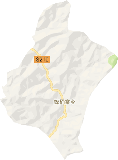 蜂桶寨乡电子地图
