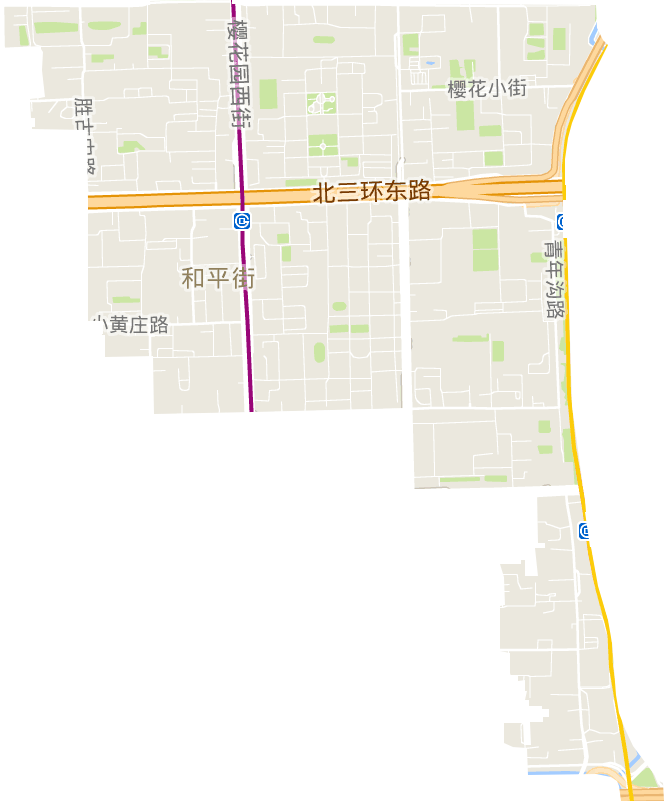 和平街街道电子地图