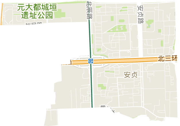 安贞街道电子地图