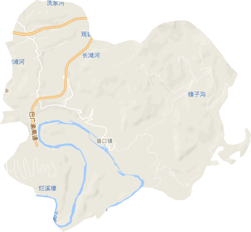 曾口镇电子地图