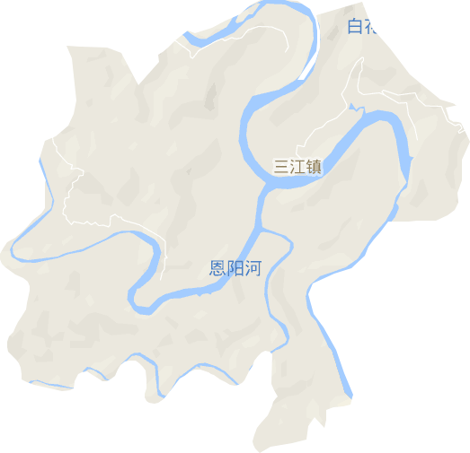 三江镇电子地图