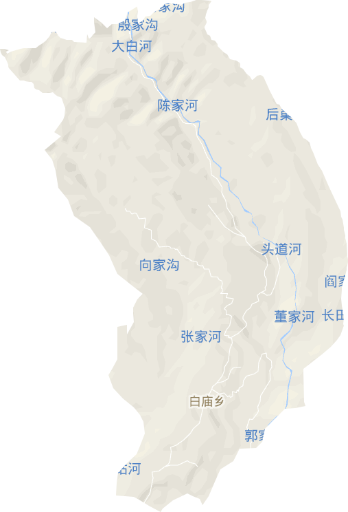 白庙乡电子地图