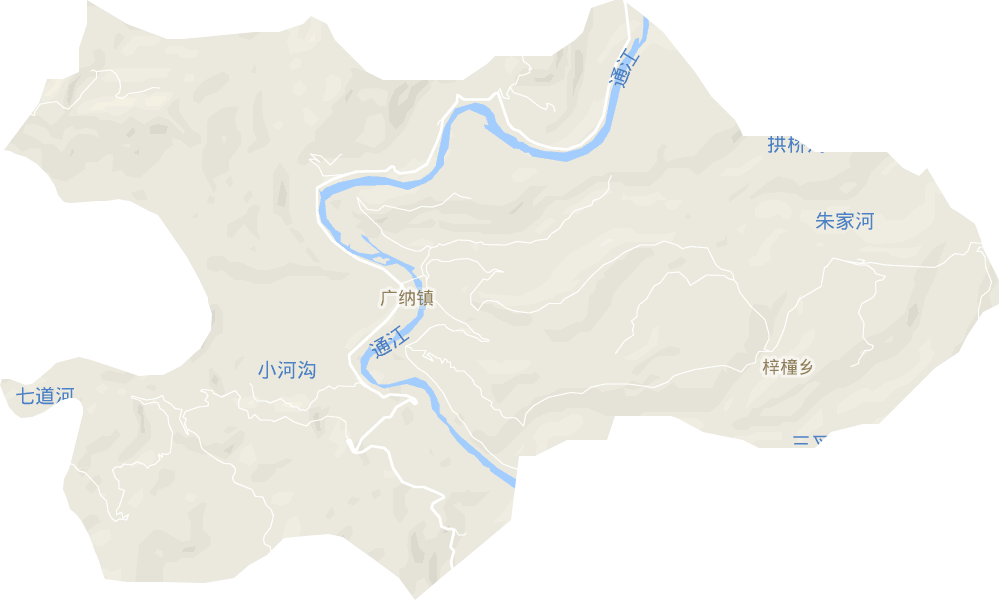 广纳镇电子地图
