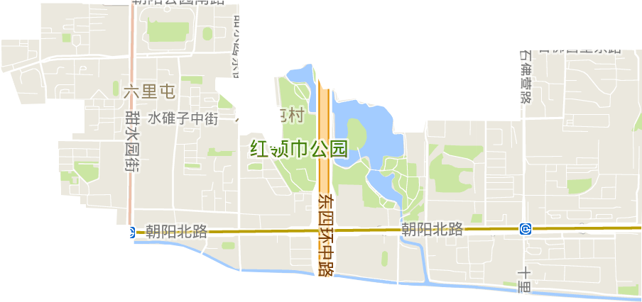 六里屯街道电子地图