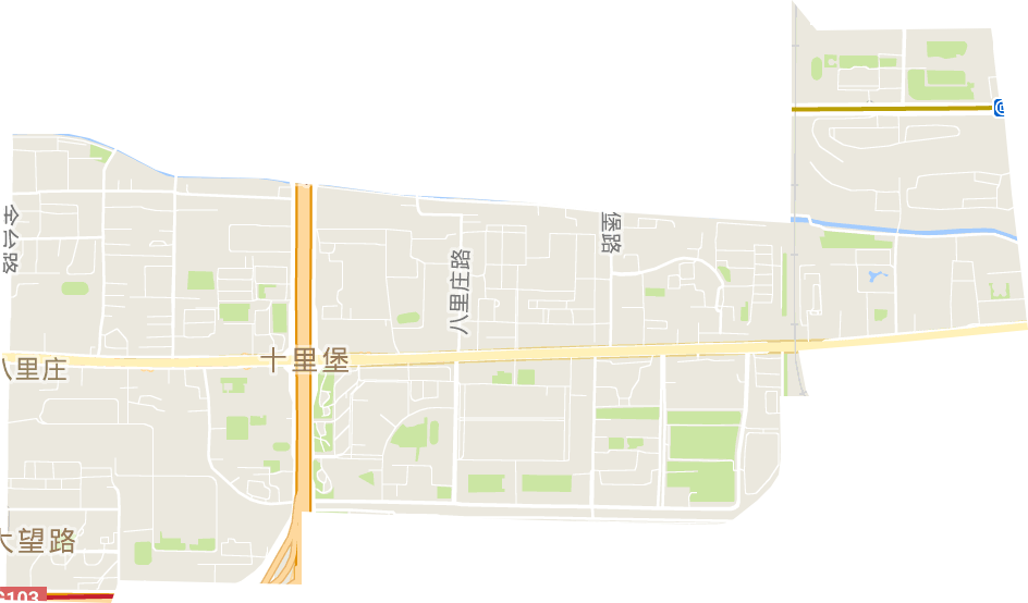 八里庄街道电子地图