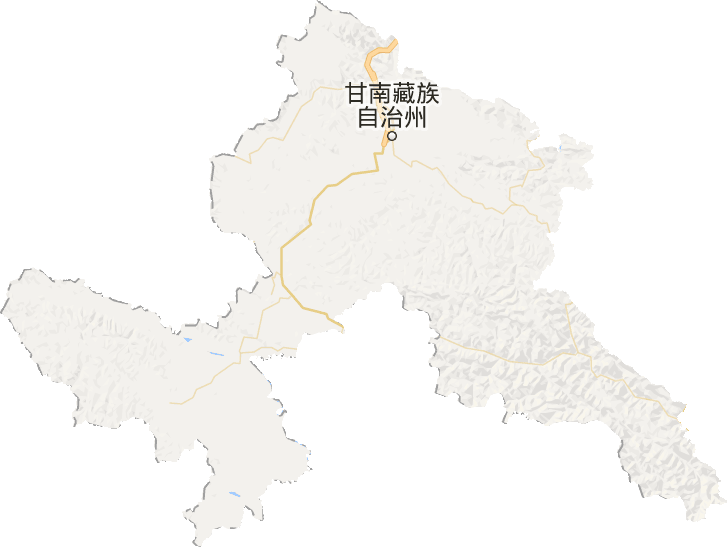 甘南州电子地图