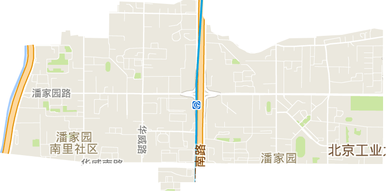 潘家园街道电子地图