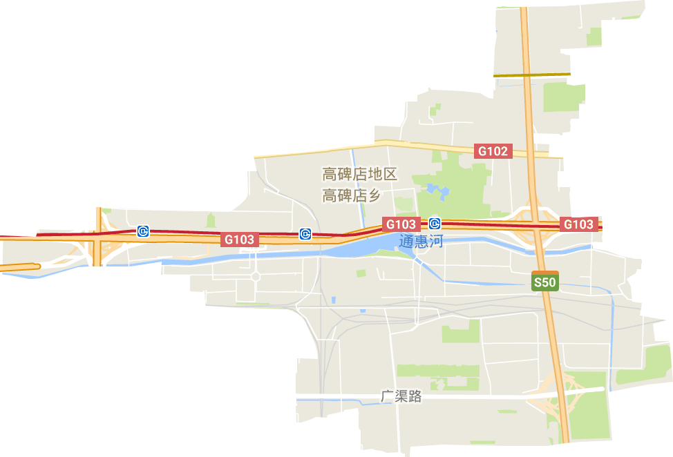 高碑店地区办事处电子地图