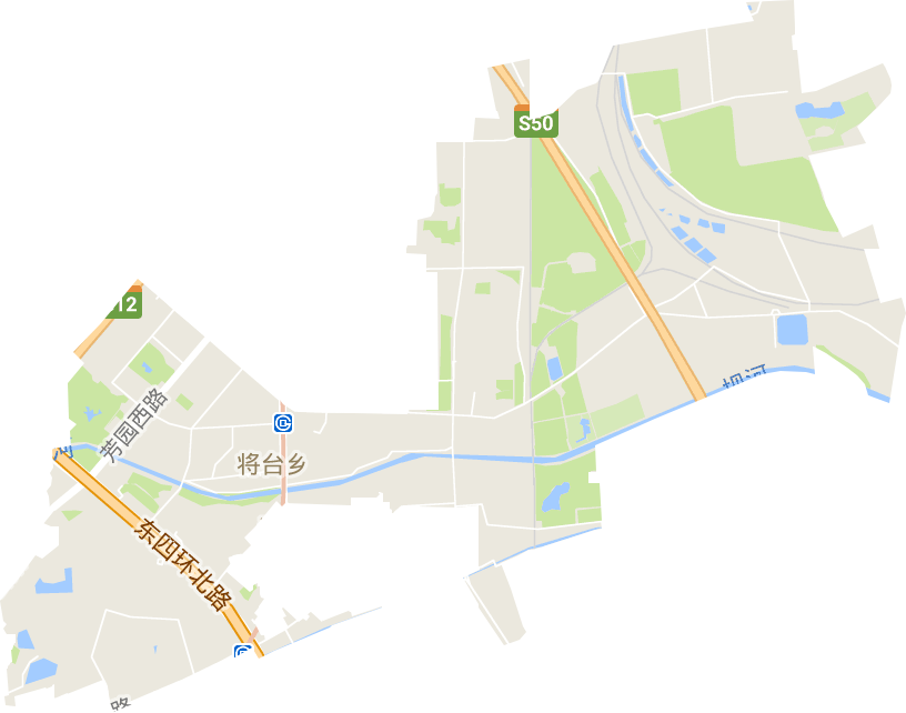 将台地区办事处电子地图